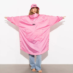 VIVI MARI Raincoat Solid Soft Pink