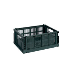 HAY Colour Crate Klappbox Dark Green M