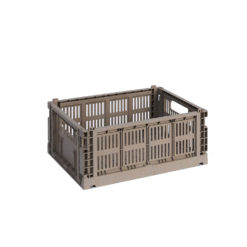 HAY Colour Crate Klappbox Warm Grey M