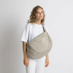 VIVI MARI Padded Hip Bag Oversized Stone