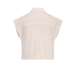 MSCH Copenhagen Denim-Weste Light Pink Wash