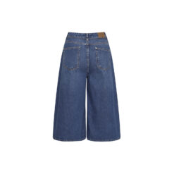 MSCH Copenhagen Denim-Culotte Mid Blue Wash, Rückseite