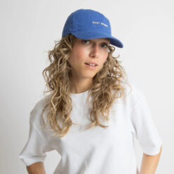 VIVI MARI Cap Solid Blue/Sand
