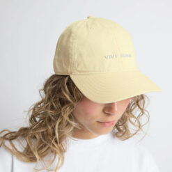 VIVI MARI Cap Solid Butter Yellow/White