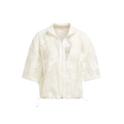 YAYA Jacke im Häkelstil Beige