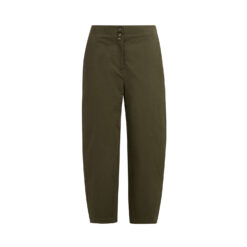 YAYA Stoffhose Barrel Army Green