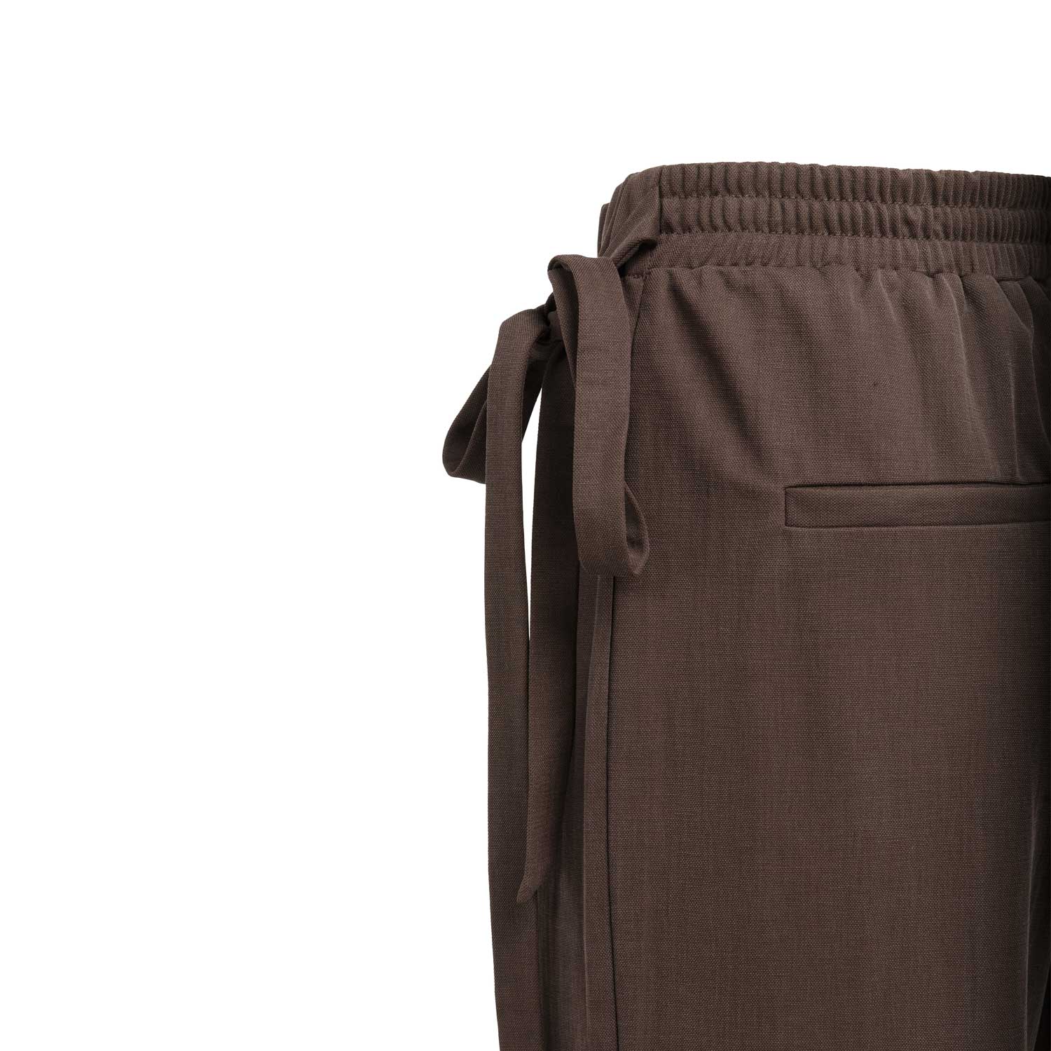YAYA Jerseyhose mit weitem Bein und Wickeleffekt Aubergine Purple