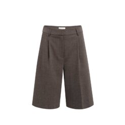 YAYA Gewebte Bermuda mit hohem Bund Delicioso Brown