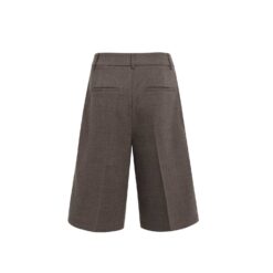 YAYA Gewebte Bermuda mit hohem Bund Delicioso Brown