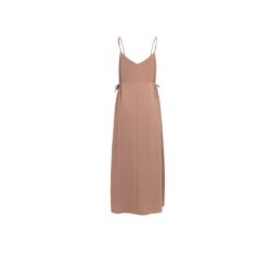 YAYA Trägerkleid mit Kordelzug Burlwood Pink