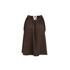 YAYA Haltertop mit geflochtenem Ausschnitt Aubergine Purple