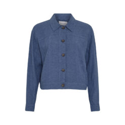 MSCH Copenhagen Leinen-Jacket V Indigo Mel