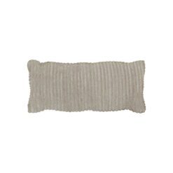 Woood Bean-Kissen gerippter Stoff Natur