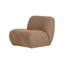 Wood Sessel Nomu Chenille Braun