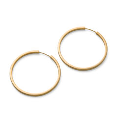 Pernille Corydon Large Circle Line Hoops Golden