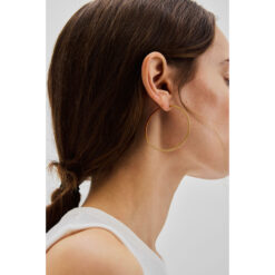 Pernille Corydon Large Circle Line Hoops Golden
