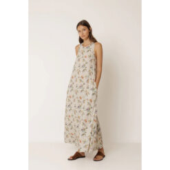 Indi & Cold Maxikleid mit floralem Print