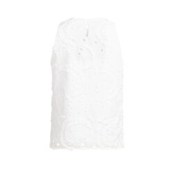 YAYA Besticktes Top Snowfate White
