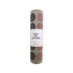 KMK Schwammtuch-Rolle Punkte Grau-Pink