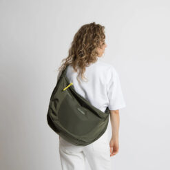 VIVI MARI Padded Hip Bag Oversized Olive