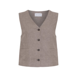 MSCH Copenhagen V-Neck Waistcoat Mountain T Mel