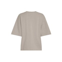 MSCH Copenhagen T-Shirt mit Logo Warm LGM/S Gray, Rückseite