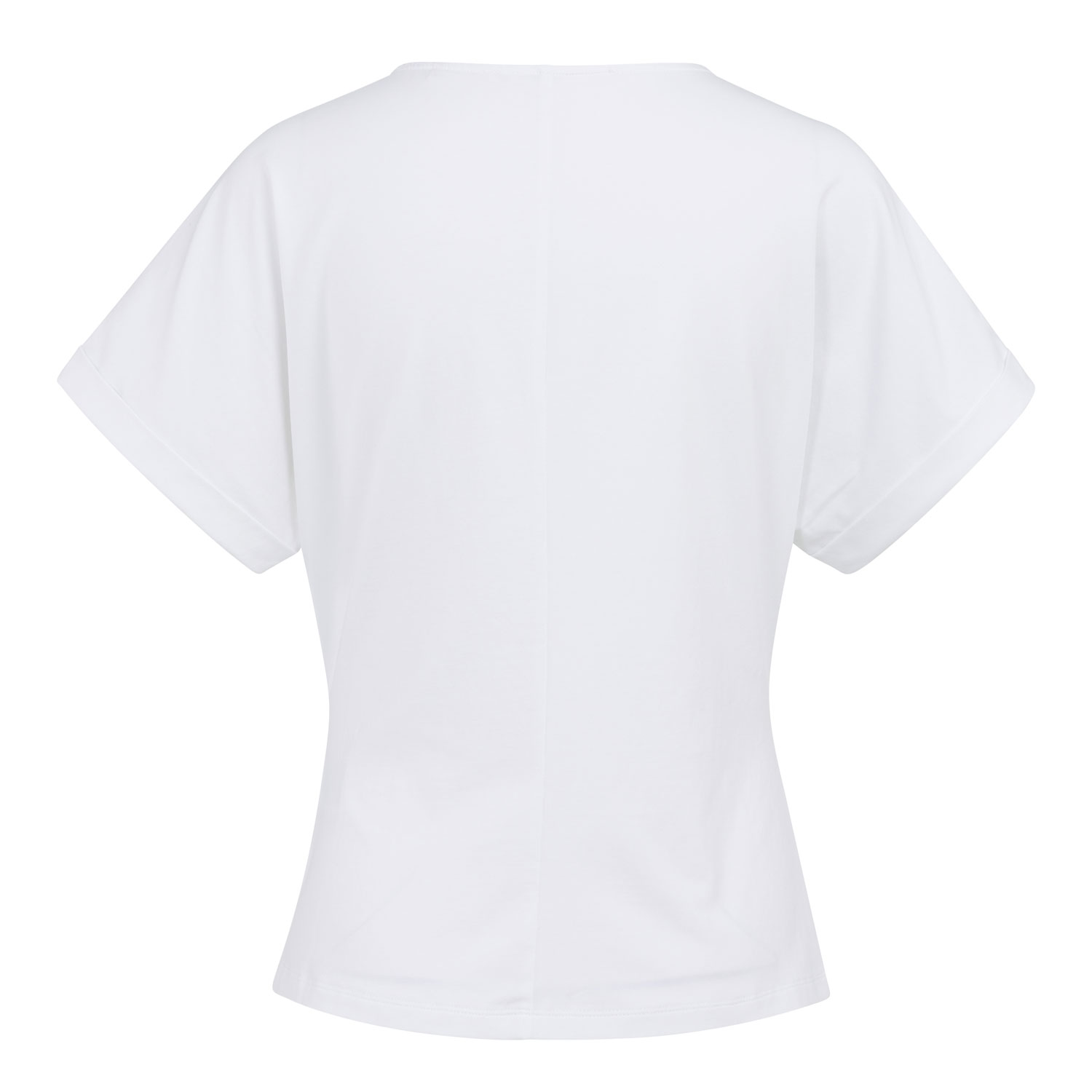 YAYA T-Shirt mit geknotetem Detail Pure White