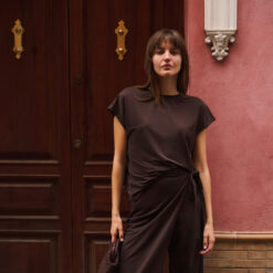 YAYA T-Shirt Aubergine Purple