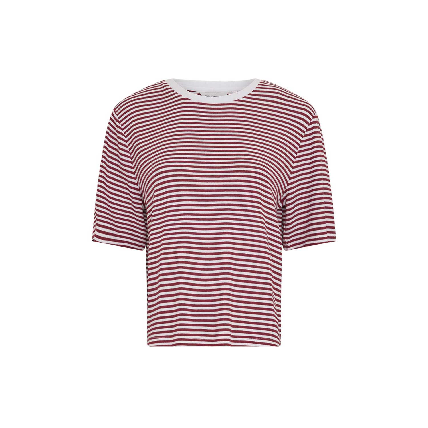 MSCH Copenhagen Streifenshirt Egret/Rhubarb
