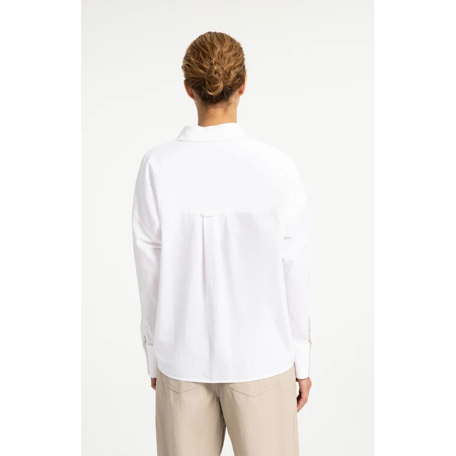 YAYA locker geschnittenes Hemd Pure White