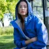 VIVI MARI Rain Parka blue/stone