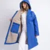 VIVI MARI Rain Parka blue/stone